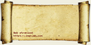 Hana Mećava vizit kartica